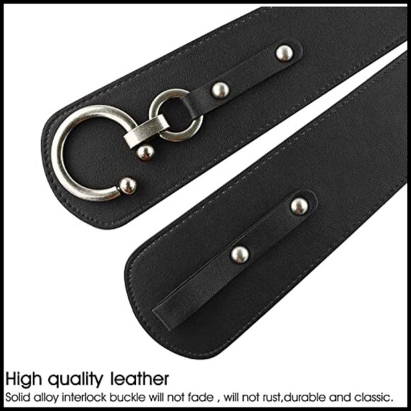 Wide Elastic Belt Retro Vintage Stretchy Cinch Belt for Dresses Coats main image 7